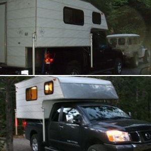 Nissan Titan with Rodeo Camper