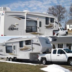 2011 371RLQS AN CHEVY DURAMAX WHAT A MATCH