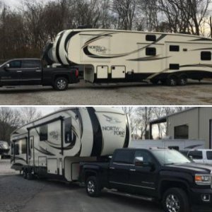 New truck and 5th wheel