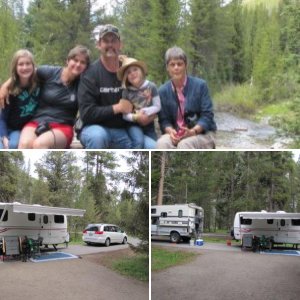 visiting and camping with our Montana daughter