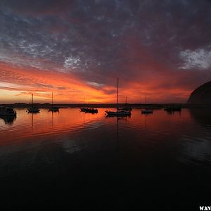 Sunset at Morrow Bay, Ca