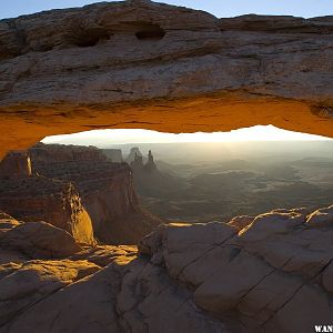 Mesa Arch in Canyonlands in Utah