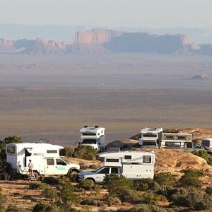 Camp ground above Valley of the Gods