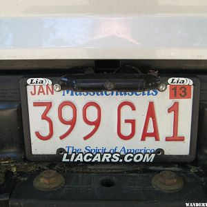 license plate camera