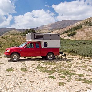 All Terrain Camper at 12k ft below Mt Sherman