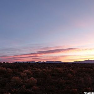 Sierras and Sunset