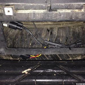 plug in connections for backup camera silverado