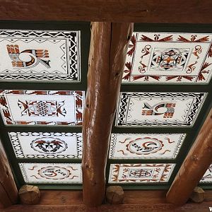 Painted Desert Inn ceiling