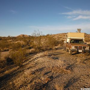 Sunrise off Halloran Springs road, 11/2014