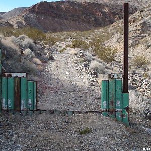 Bunker Hill Mine Gate