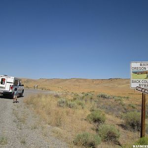 Oregon Trail just across ID border