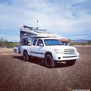 Angle Four Wheel Camper Roof to Improve Solar Panel Angle