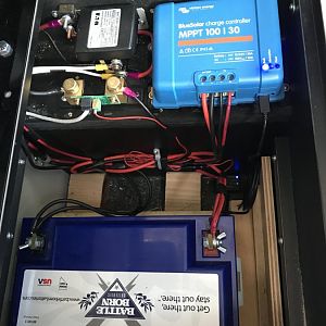 Controller, Battery and Battery Monitor Install