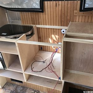 Stovetop and heater set in place