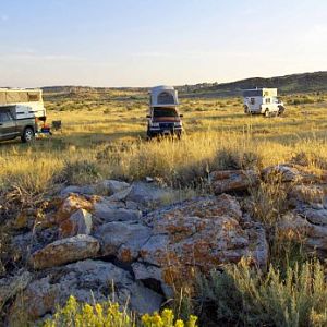 WtW campers at WY eclipse