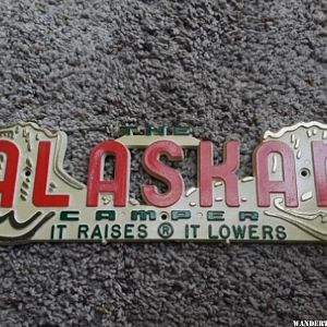 alaskan camper plastic emblems.