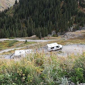 Switchbacks on Cinnamon Pass