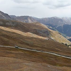 Descending Cinnamon Pass