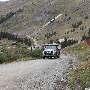 Bob heading out of Animas Forks