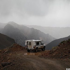 Eureka Gulch in the rain