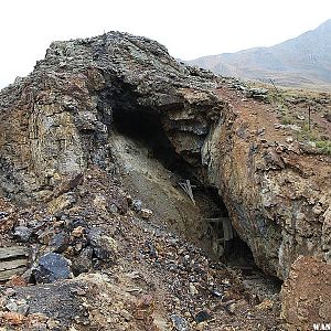 Mined out vein - Eureka Gulch