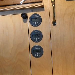 Power readings with fridge running