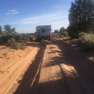 Road from White Pockets