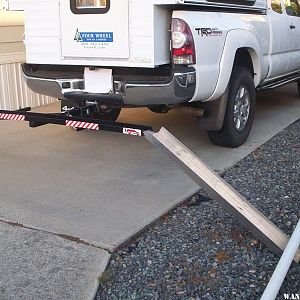 Joe Hauler mounted on truck