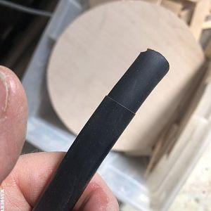 slide on a snug piece of heat shrink