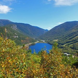 Echo Lake in the Franconia Notch