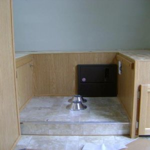 Raised dinette floor 4 inches