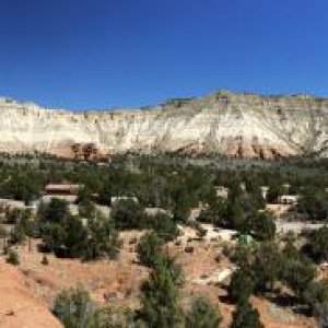 Panorama of the campground, Kodachrome Basin SP, UT