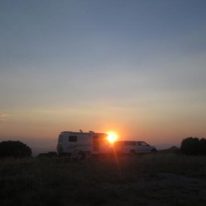 Deep Creek Pass sunset