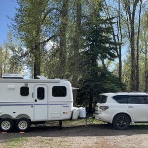 Campsite in Teton NP Gros Ventre WY site 225