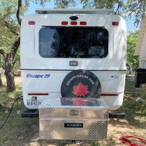 Generator rear Storage Box front view