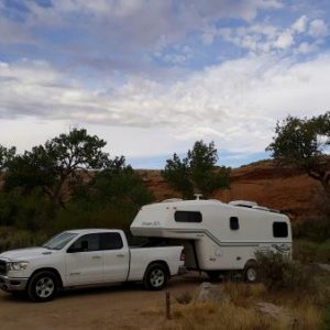 Sand Island BLM campground Bluff UT