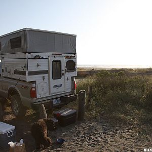 Gold Bluffs Beach Campground May 2009