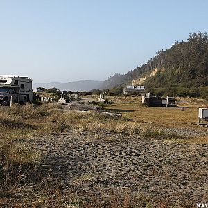 Gold Bluffs Beach Campground May 2009