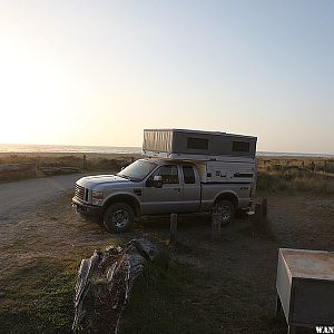 Gold Bluffs Beach Campground May 2009