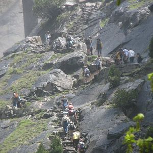 Mist Trail living up to it's name.