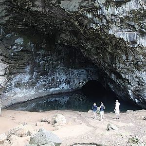 Cave near the  Kalalau Trailhead