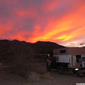 Best sunset shot of the trip - Panamint Springs Resort