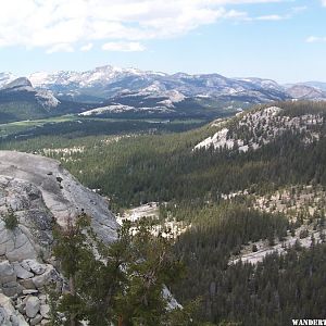 Tuolomne Meadows as seen from atop Lembert Dome