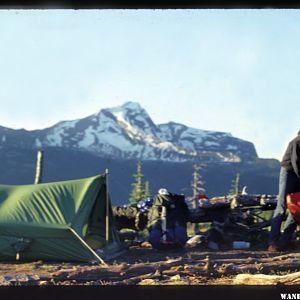 Granite Park Backcountry campsite