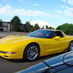 Children's hospital Corvette toy run