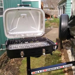 This is the grill setup when it was new. The grill itself has rotted out, now I have a Blackstone to take it's place.