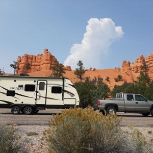 entering Bryce canyon