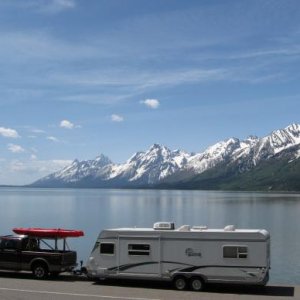 Arriving at Grand Teton