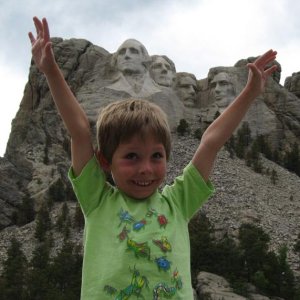 Jason at Mt Rushmore