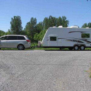 Our trailer and van